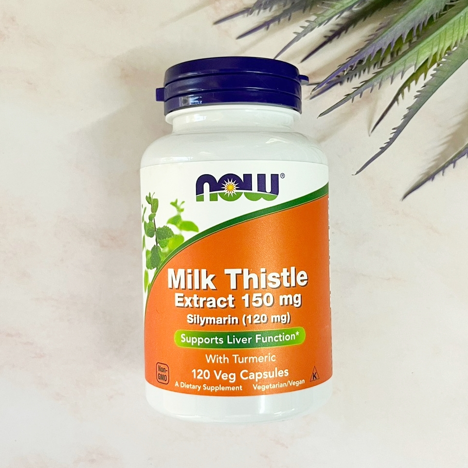 [Now Foods®] สารสกัดมิลค์ ทิสเซิล Silymarin Milk Thistle Extract 150 mg 120 Veg Capsules