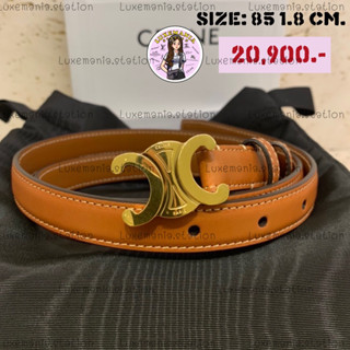 👜: New!! Celine Belt 85 Size 1.8 cm.‼️ก่อนกดสั่งรบกวนทักมาเช็คสต๊อคก่อนนะคะ‼️