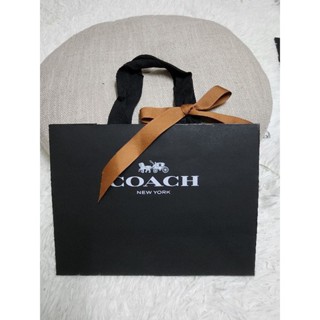 COACHถุงกระดาษ​แบรนด์เนม​ของแท้​