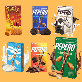 POCKY บิสกิตแท่ง  PEPERO กล่องเล็ก