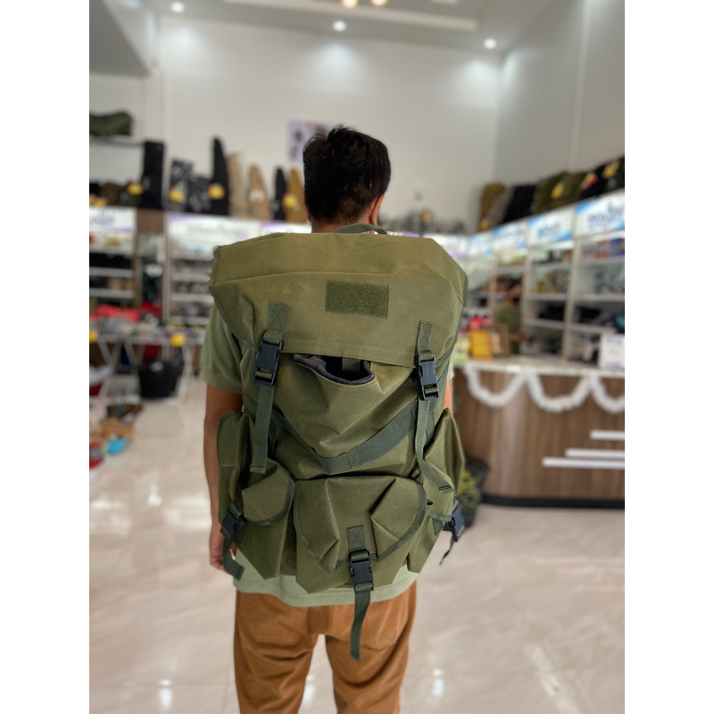 กระเป๋าเป้สนามใบใหญ่ใส่เข้าฝึกภาคสนาม