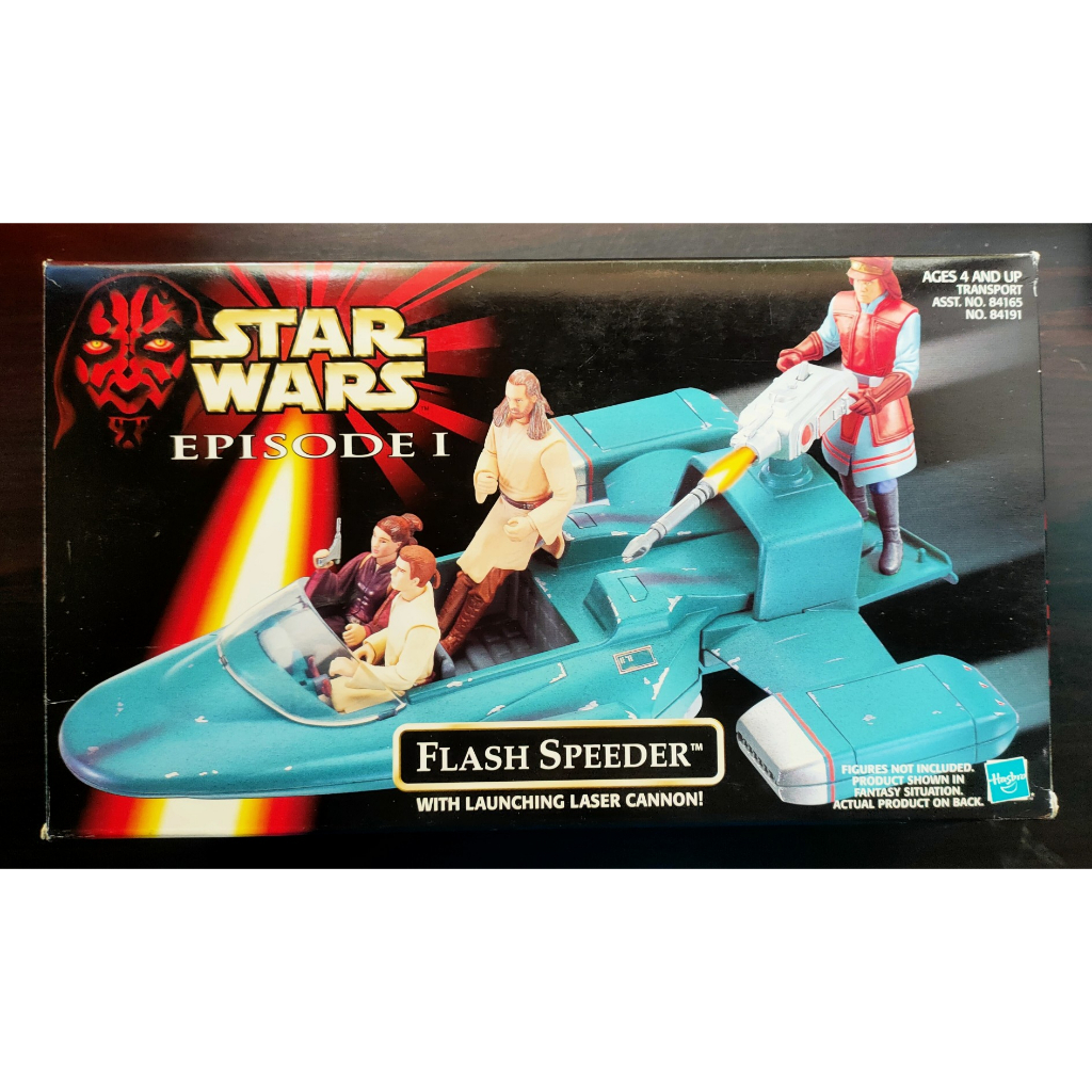 STAR WARS FLASH SPEEDER NABOO EPISODE 1 1999 HASBRO Avec Boîte