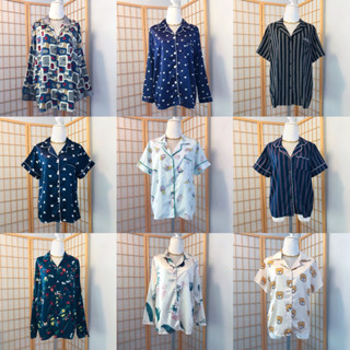 มาใหม่ พร้อมส่ง🔥เสื้อนอน แขนยาว สไตล์เกาหลี จะ Mix กับอะไรก็สวย งานซาติน จะใส่ชิวอยู่บ้านก็เริ่ด  มือสอง สภาพใหม่มาก