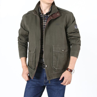 แจ็คเก็ตล่าสุด，ทรงหลวม big size  100% cotton 309#