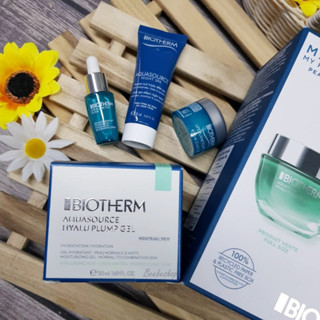 ฟรีของแถม Biotherm Aquasource Hyalu plum Gel 50ml Set  ผลิต12/2021