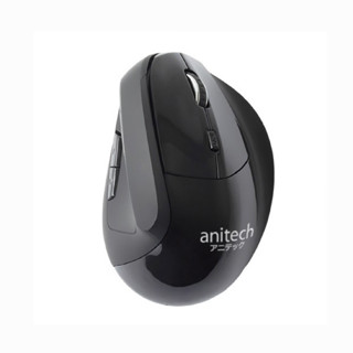 Anitech W225 เม้าส์ไร้สาย Ergonomic design เมาส์เพื่อสุขภาพ