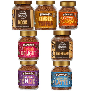 กาแฟฟรีซดราย Beanies instant coffee Net 50 g มีให้เลือกกว่า 40 กลิ่น (อ่านรายเอียดด้วยนะ) จากอังกฤษ