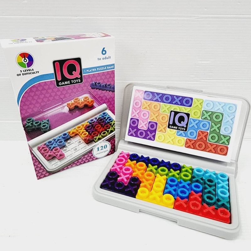 KANOODLE IQ โอ เอ็กซ์ กล่องชมพู ลาย OX