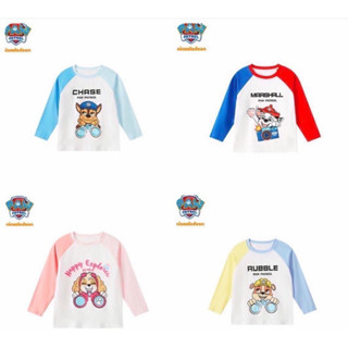 (ใส่โค้ด INCSL33 ลดเพิ่ม 50%) เสื้อแขนยาว PAW PATROL long sleeved