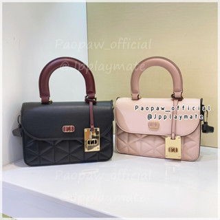 LYN กระเป๋าสะพายข้าง รุ่น PRIVE CRISP TOP HANDLE M : LL23CBS065 ชอปแท้ 100% พร้อมถุงผ้า และถุงกระดาษ