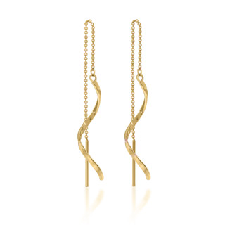 Spiral Chain Drop Earrings - Kloves®