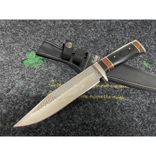 COLUMBIA SA75 มีดตรง มีดพกพา ไม่เป็นสนิมง่าย มีความแข็งสูง คม ใช้งานดี สวยงาม HUNTING KNIFE 30CM ใช้สำหรับกลางแจ้ง/ในบ้