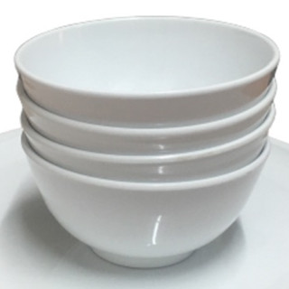 ชามเมลามีน 100% ขนาด 5 นิ้ว คุณภาพดี เกรดโรงแรม ราคาถูก✨Melamine 100% White 5" Bowl Hotel Quality