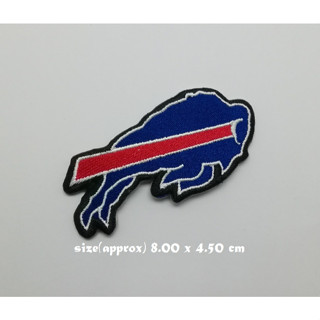 ตัวรีดติดเสื้อ Americasn football Buffalo Bills ตกแต่งเสื้อผ้า แจ๊คเก็ต Embroidered Iron on Patch  DIY