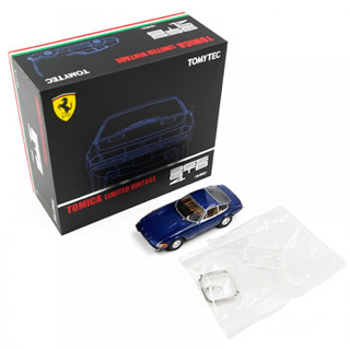 TOMICA LIMITED VINTAGE NEO TOMYTEC 1/64 FERRARI 365 GTS4 DARK BLUE TLV-FERRARI DIECAST SCALE MODEL CAR