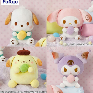 🇯🇵 ตุ๊กตา Kuromi Pompompurin Pochacco Marshmallow BIG Plushy 30cm ลิขสิทธิ์แท้ Sanrio Characters คุโรมิ โปเชโกะ ปอมปอม