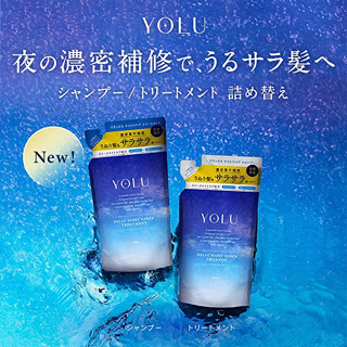 [YOLU] 【Refill】Relax Night Repair Shampoo_400ml_Treatment_400g_แชมพู_ทรีทเมนท์บำรุงผม [Direct from Japan]