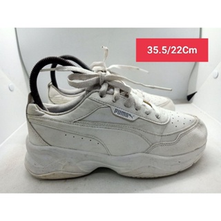 Puma Size 35.5 ยาว 22 รองเท้ามือสอง ผ้าใบ แฟชั่น ทำงาน ลำลอง เดิน  เที่ยว วิ่ง ออกกำลังกาย เกรด A+(P2)