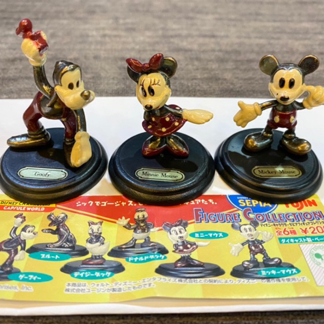 โมเดลงานยูจิน Yujin Mickey&Friends วัสดุเหล็ก