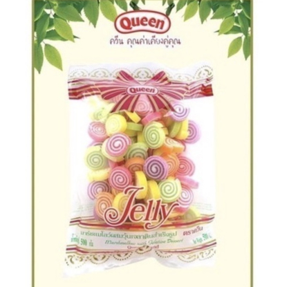 Queen เยลลี่โรลขนาด500กรัม
