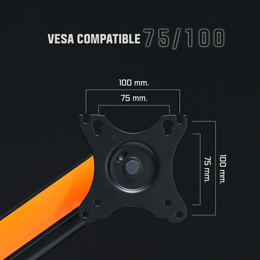 ERGONOZ ADAPTER VESA - NON VESA อุปกรณ์เสริมสำหรับติดตั้งจอคอมขาตั้งจอ สำหรับจอที่ด้านหลังไม่มีรูยึด