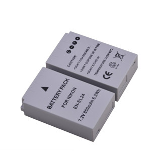 (แพ็คคู่ 2 ชิ้น) แบตเตอรี่กล้อง Nikon Camera Battery รุ่น EN-EL24