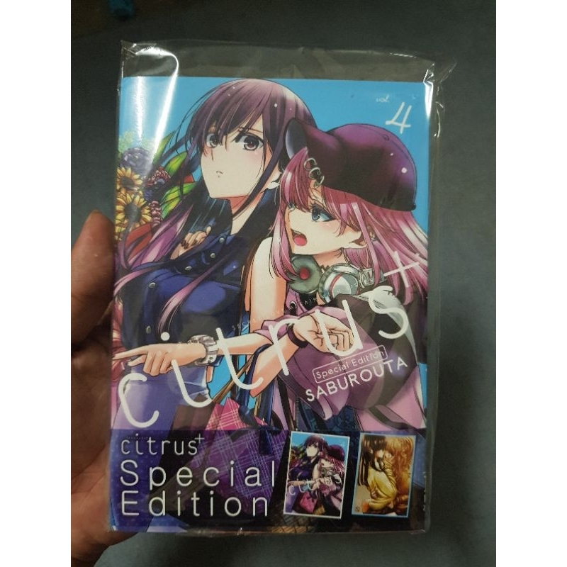 Citrus+ ซีตัสพลัส เล่ม4 limited set มือหนึ่ง มีตำหนิมุมบุบด้านซ้าย