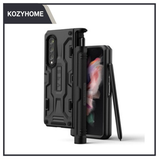 Korea VRS Design Samsung Galaxy Z Fold 3 Terra Guard With Pen Slot Case Super protection hinge S Pen Cover