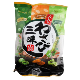 KASUGAI Assorted Wasabi Snack 239g.คาสุไกคละรสวาซาบิสแน็ค 239กรัม.