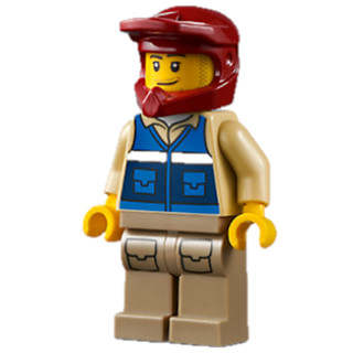 [ Minifigures ] มินิฟิก Lego - Wildlife Rescue Explorer Male : City Wildlife Rescue (cty1301) ราคา/ชิ้น