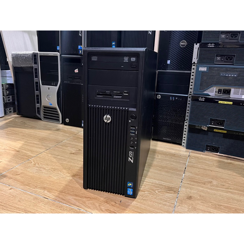 hp workstation z420 ram 32gb cpu v2 เวิร์คสเตชั่นมือสองพร้อมใช้งาน