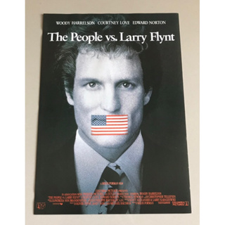 Handbill (แฮนด์บิลล์) หนัง “The People vs. Larry Flynt”  ใบปิดไทย จากค่ายวิดีโอ ราคา 99 บาท