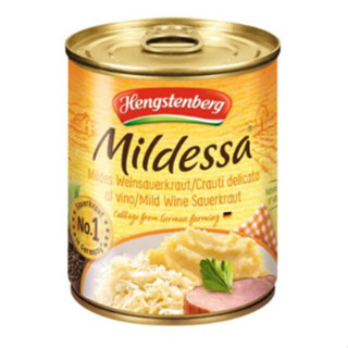 แฮงสเท็นเบิร์ก มิเดซซ่า กะหล่ำปลีดอง 580 มล. - Hengstenberg Mildessa Wine Sauerkraut 580ml