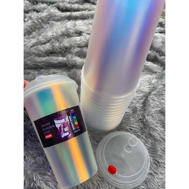 แก้วน้ำสีรุ้ง 22ออน์ซ พร้อมโลโก้BB4