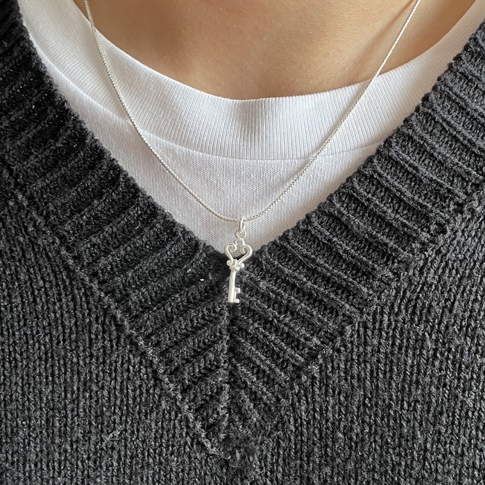 Marbella.bkk สร้อยคอเงินแท้ จี้กุญแจ รุ่น Apollo Necklace