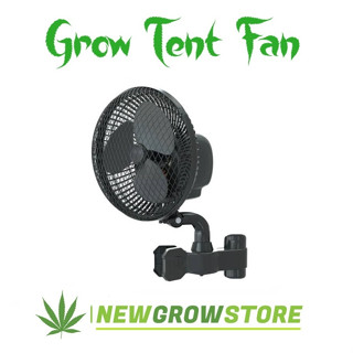 พร้อมส่ง พัดลมหนีบเสา พัดลมระบายอากาศ ส่ายได้ ปรับได้2ระดับ ขนาด 6 นิ้ว Fan clip grow tent พัดลมเต้นท์ปลูกต้นไม้