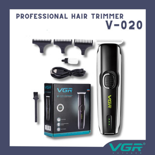 VGR Navigator professional beard trimmer ปัตตาเลี่ยนไร้สายสำหรับตกแต่งหนวดเคราและผม รุ่นV-020