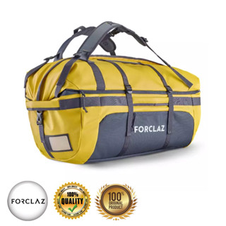 กระเป๋าเดินทาง/กระเป๋าเทรคกิ้งขนาด 80-120 ลิตร รุ่น VOYAGE EXTEND (สีเหลือง) FORCLAZ