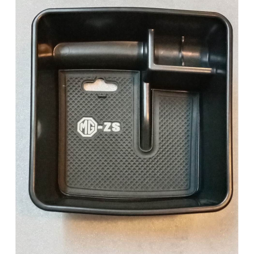 กล่องเก็บของอเนกประสงค์เสริมที่พักแขนตรงกลางคอนโซลกลางสำหรับ MG ZS ปี:  #แผ่นยางรองมีตำหนิเล็กน้อย