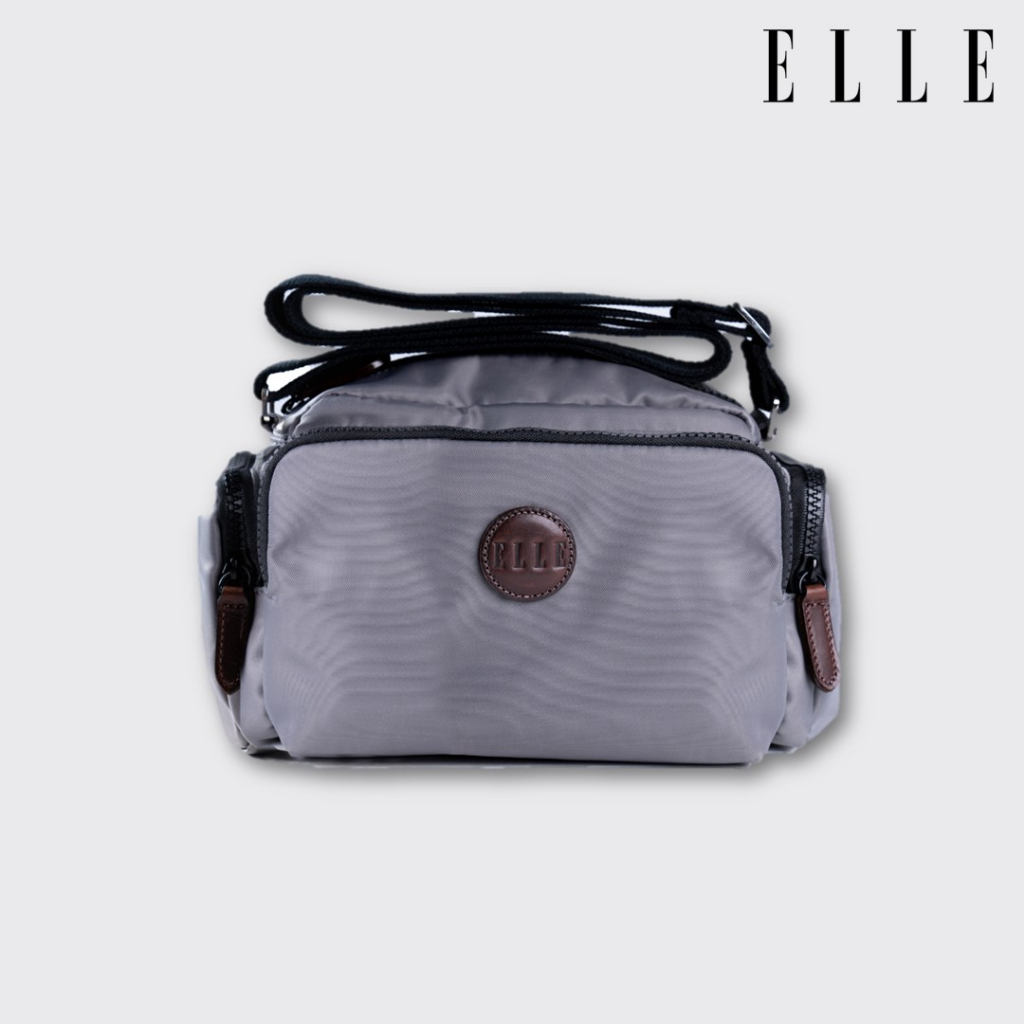 ELLE BAG | กระเป๋าสะพาย ทำจากผ้า Nylon Polyestey  แข็งแรงไม่เจ็ปบ่า ขนาดกะทัดรัด สวยหรู มีระดับ