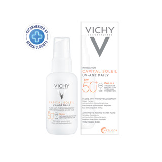 Vichy IDEAL CAPITAL SOLEIL UV Age Daily Netlock SPF 50+/PA++++ 40ml วิชี่ แคปปิตอล โซเลย ยูวีเอจ เดลี่  เน็ตล็อค เอสพีเอฟ 50/พีเอ++++