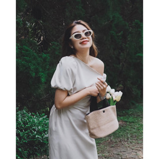 camilia dress เดรสผ้าคอตตอนวูล : everydaylookk store