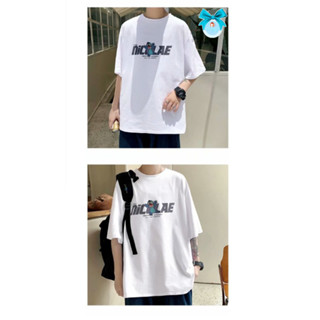 racinggift เสื้อยืดคอกลมแขนสั้น เสื้อยืด oversize เสื้อยืดใส่ได้ทั้งชายและหญิง