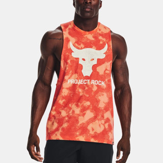 เช็คของก่อนกดสั่ง 🔴 Under Armour Mens Project Rock Brahma Printed Tank เสื้อออกกำลังกาย แขนกุด เทรนนิ่ง 1377929-872