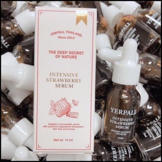 YERPALL อินเทนซีฟ สตอเบอร์รี่ เซรั่มบำรุงผิวหน้า 15 มล. YERPALL Intensive Strawberry Serum 15 ml