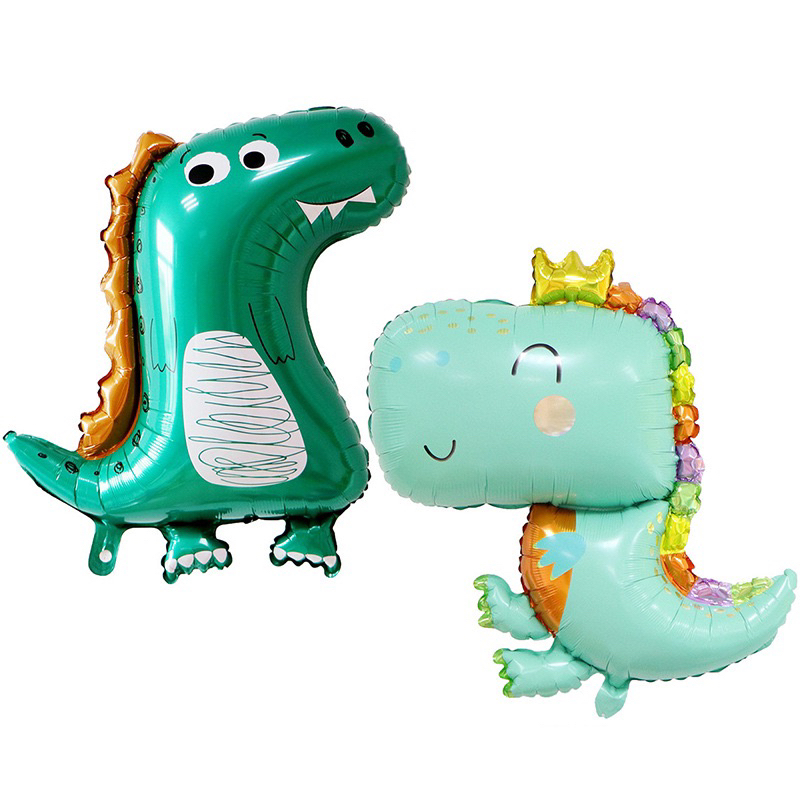 ลูกโป่งไดโนเสาร์ ลายการ์ตูน วันเกิด Dinosaur ของเล่นเด็ก ตัวใหญ่