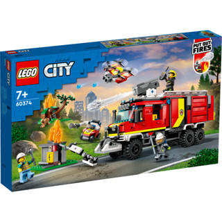 LEGO City 60374 Fire Command Unit Building Toy Set (502 Pieces)