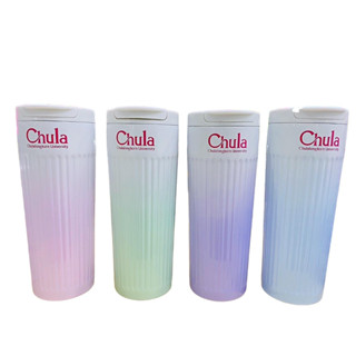 Chulabook(ศูนย์หนังสือจุฬาฯ)n131l 8850000311697 แก้วน้ำสแตนเลส 500 ml สีพาสเทล โลโก้