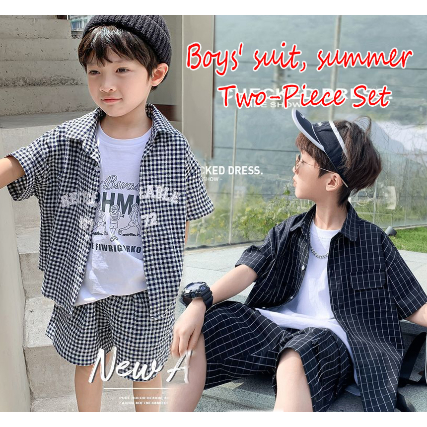 ชุดเซตลายสก๊อต เสื้อ+กางเกง สินค้าพร้อมส่งในไทย