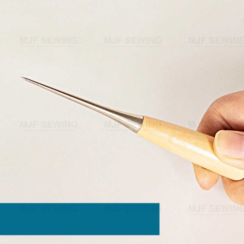 เหล็กแหลมด้ามไม้ เจาะข้อสอบ เจาะผ้า เหล็กแหลมด้ามสี เจาะหนัง เจาะกระดาษ - รูปที่ 2